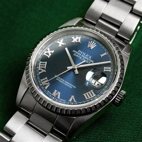 rolex 16220 blue dial